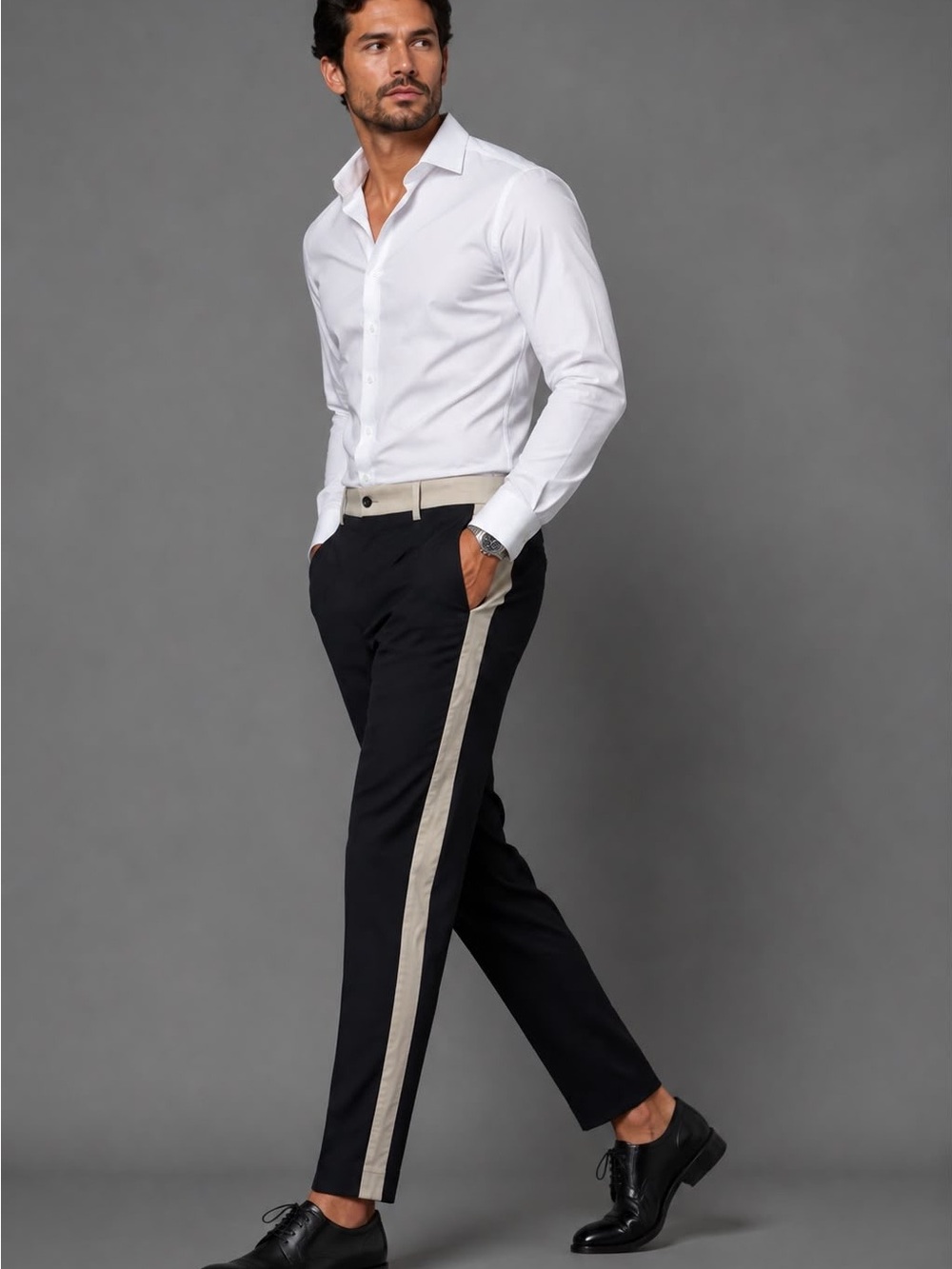 Men’s pants Dolce & Gabbana Black and Cream